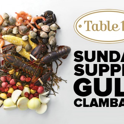 Table 10 Serves Up a Sunday Supper Gulf Clam Bake Every Week